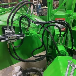 Bandit Industries hydraulic system detail.