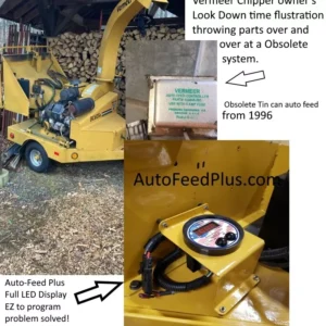 Vermeer chipper auto-feed upgrade.