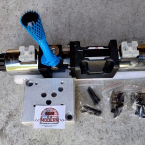 Yoke Conversion Kit with valve, manifold, weld-on base, and Deutsch harness